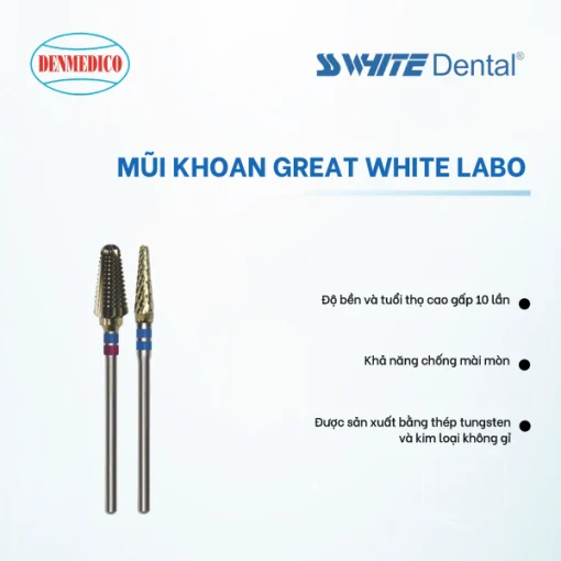 Mũi khoan Great White Labo SS White