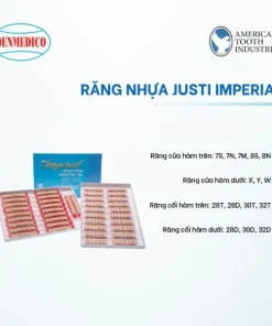 Răng nhựa Justi Imperial Denmedico