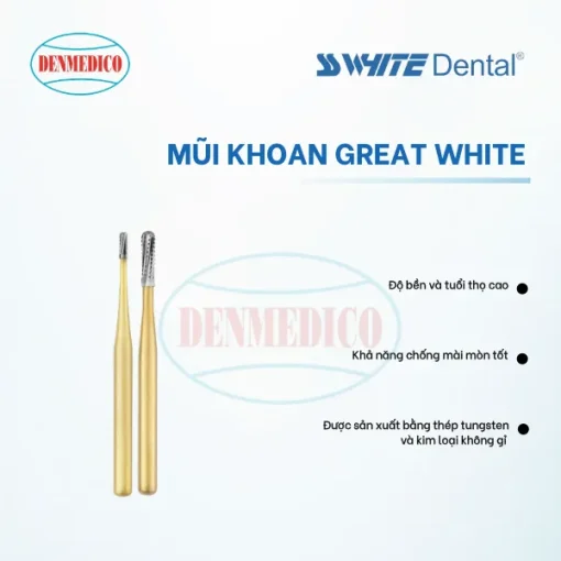 MŨI KHOAN GREAT WHITE GOLD SERIES